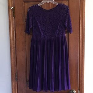 Purple lace Momo Maternity dress S